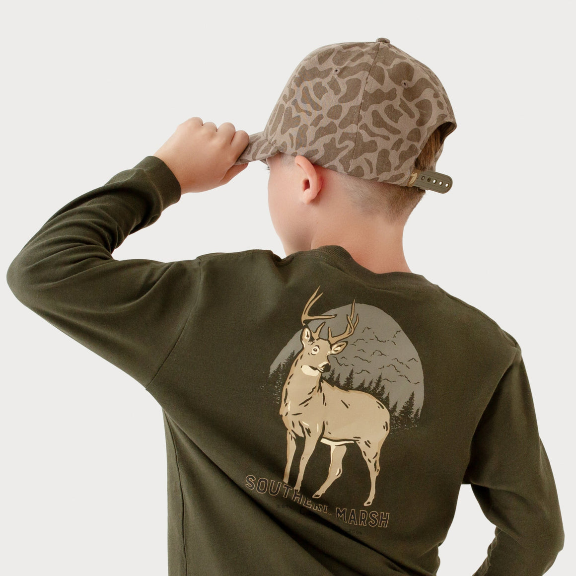 Light Brown Camo | On Model Back